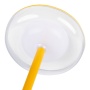 Lampa stołowa LED FLUXY 1,7W 3000K 140lm ściemnialna IP44 żółta KANLUX 37314 spód klosza.jpg