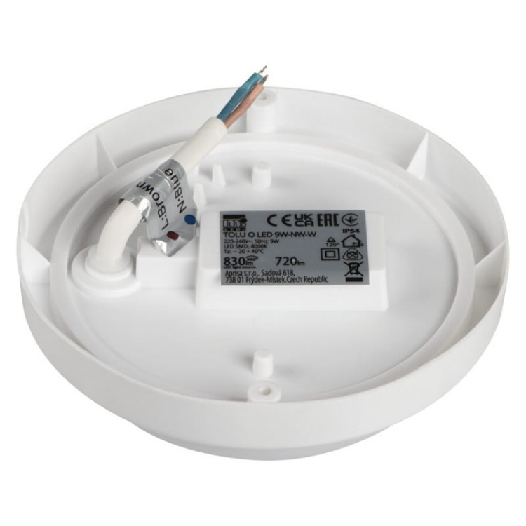 Oprawa kanałowa TOLU LED 9W 4000K 720lm IP54 MILEDO 31497 wnętrze.jpg