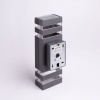 Lampa elewacyjna OE-1 2xGU10 IP54 antracyt góra dół