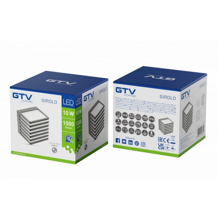 Oprawa elewacyjna SIROLO LED 10W 4000K 1000lm grafitowy IP54 GTV opakowanie.jpg