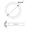 Oprawa natynkowa ORIS PLUS LD-ORN13W-CBP 13W 1020lm 120° 3000K GTV wymiary.jpg