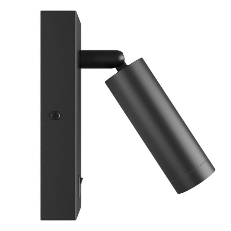 Kinkiet ścienny MADARA SLIM MR11 GU10 czarny IP20 SPECTRUM bok.jpg