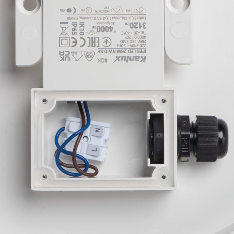 Plafoniera IPER LED 26W 4000K 3120lm 260mm kwadratowa IP65 Kanlux 37296 tył.jpg