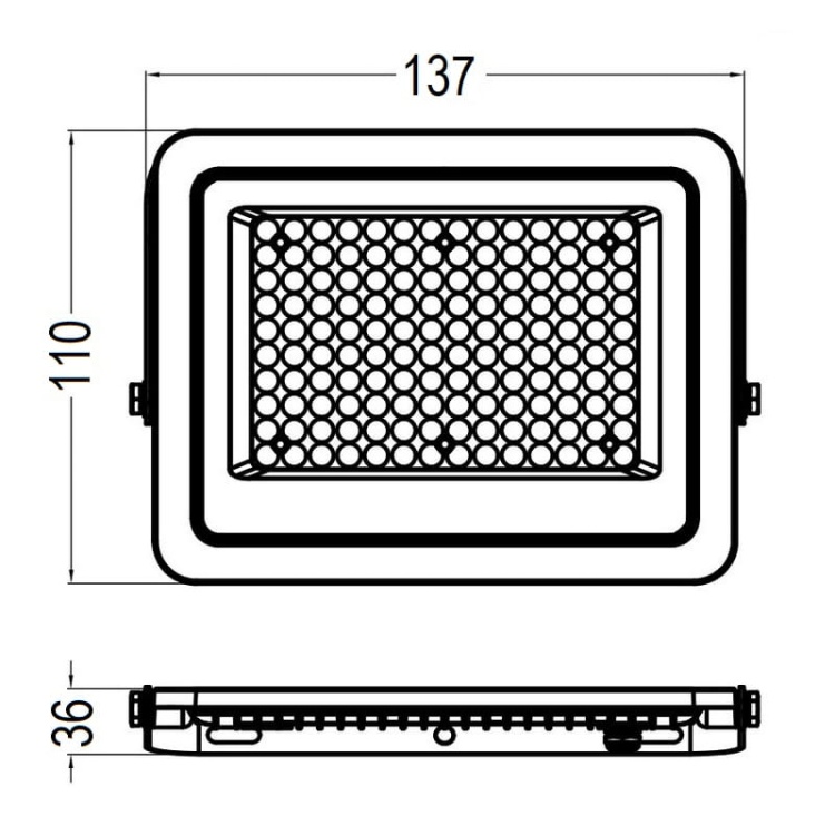 Naświetlacz LED PREMIUM 20W 4000K 2000lm IP65 90° EC20489 ECOlight wymiary.jpg