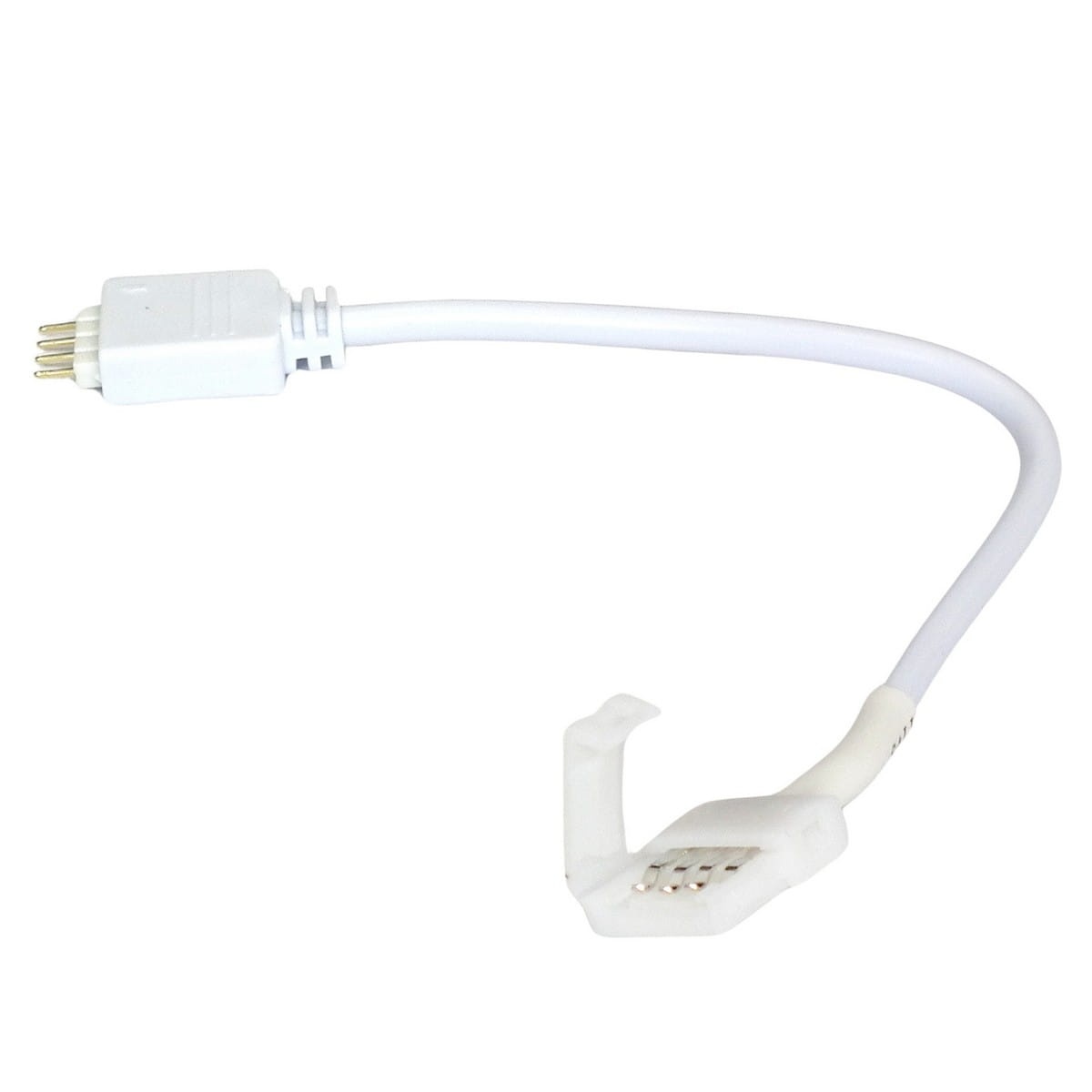 Złączka do taśm LED RGB 10mm 4 piny/zatrzask EC20026 Ecolight