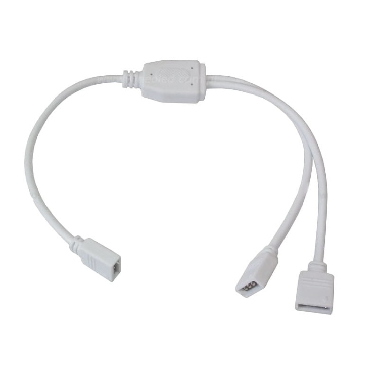 Złączka do taśm LED RGBW 12mm rozgałęźnik podwójny EC20028 Ecolight