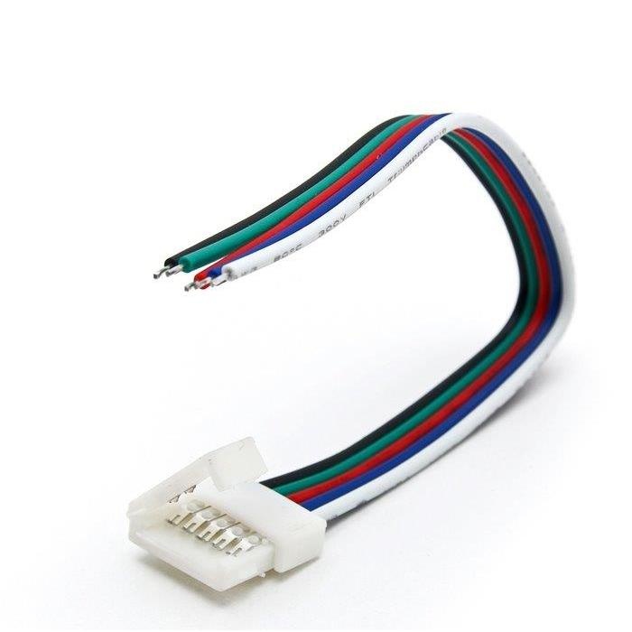 Złączka do taśm LED RGBW 12mm z przewodem