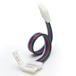 Złączka do taśmy LED RGBW 12mm z przewodem dwustronna