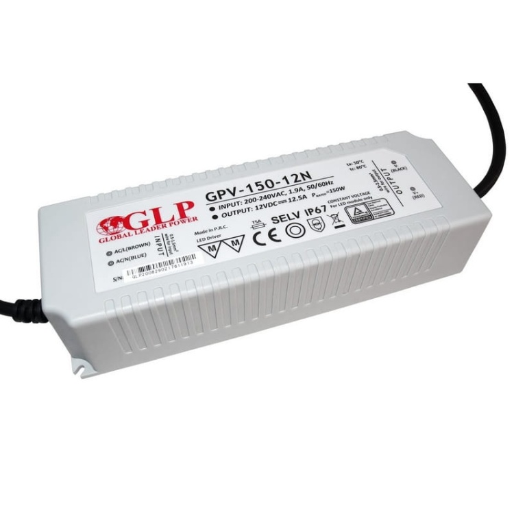 Zasilacz LED GPV-150-12 12V 150W wodoodporny