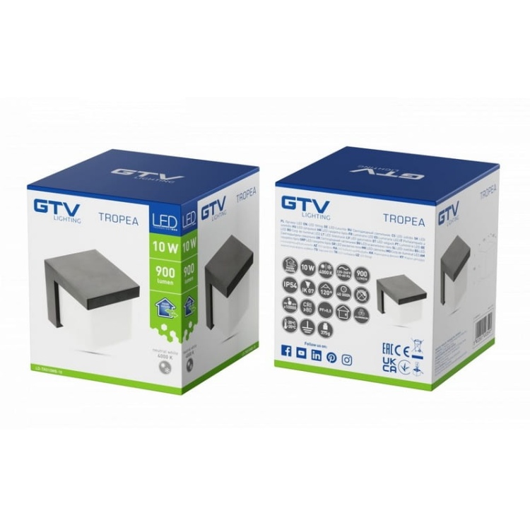 Oprawa elewacyjna TROPEA LED 10W 4000K 900lm czarny IP54 GTV opakowanie.jpg