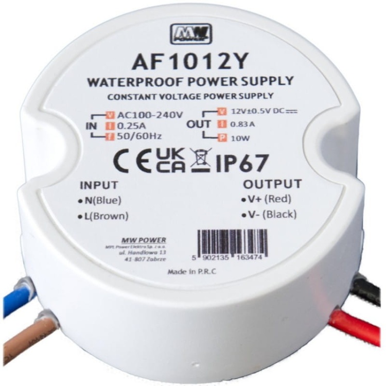 Zasilacz do puszki instalacyjnej ∅60 24VDC 10W IP67 AF1024Y MW POWER.jpg