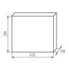 Rozdzielnica KDB-S36P 63A IP30 IDEAL 23629 wymiary