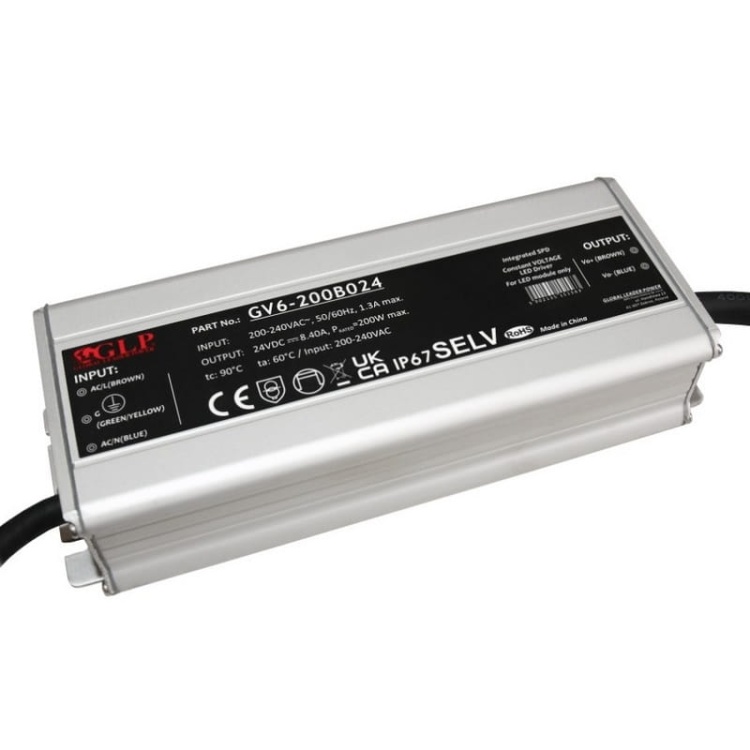 Zasilacz napięciowy GV6-200B024 filtr PFC 24V 8.4A IP67 200W 5 lat gwarancji.jpg