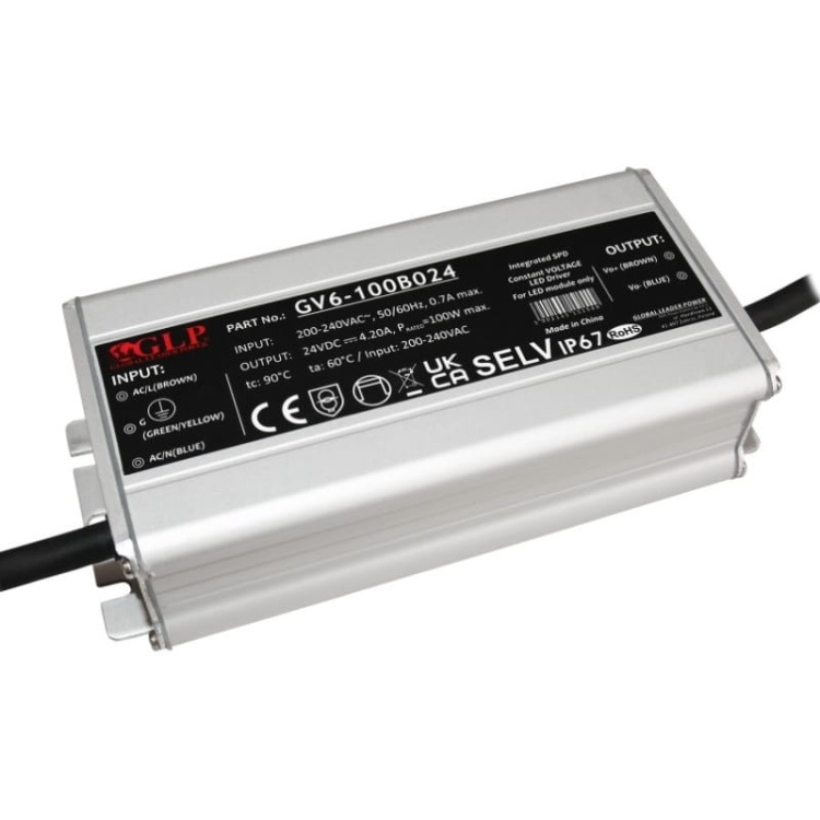 Zasilacz napięciowy GV6-100B024 filtr PFC 24V 4.2A IP67 100W 5 lat gwarancji.jpg