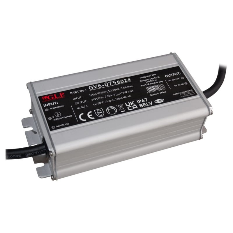 Zasilacz napięciowy GV6-075B024 filtr PFC 24V 3.1A IP67 75W 5 lat gwarancji.jpg