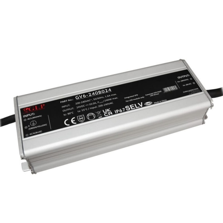 Zasilacz napięciowy GV6-240B024 filtr PFC 24V 10A IP67 240W 5 lat gwarancji.jpg