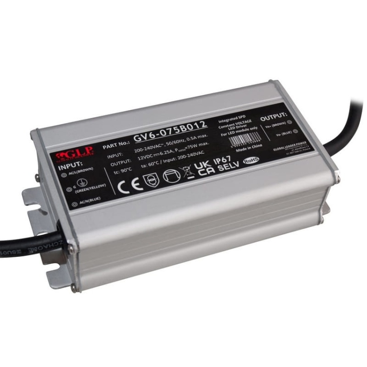 Zasilacz napięciowy GV6-075B012 filtr PFC 12V 6.25A IP67 75W 5 lat gwarancji.jpg