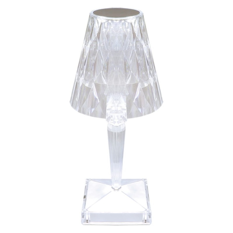 Lampka stołowa DABI LED 0,7W WW i CW 59lm przezroczysta IP20 ściemnialna STRÜHM