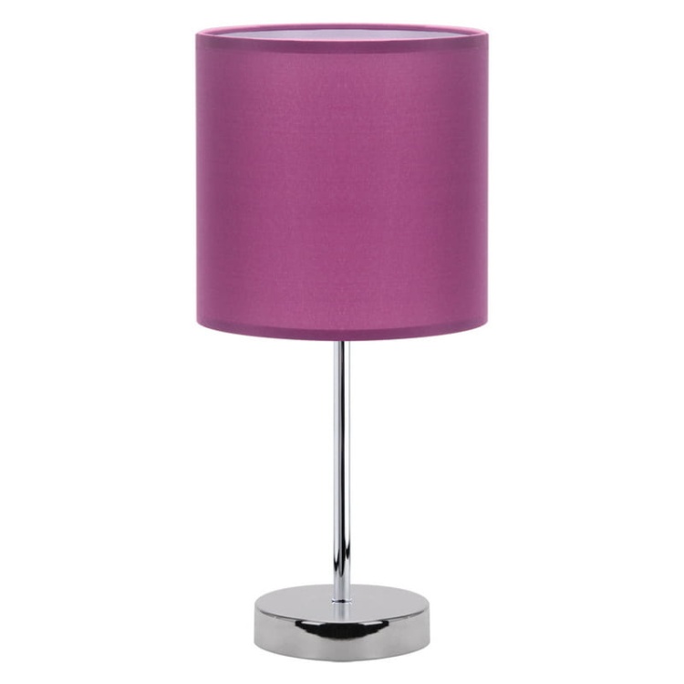 Lampka stołowa AGNES E14 max 40W IP20 fioletowo-chromowa STRÜHM.jpg