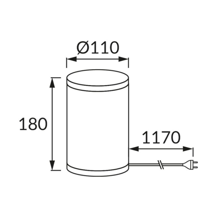 Lampka stołowa ZYTA E14 max 25W IP20 biała STRÜHM wymiary.jpg