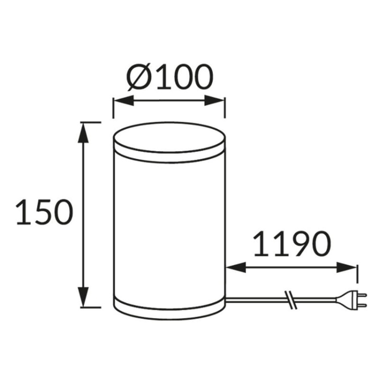 Lampka stołowa ZYTA CAT E14 max 25W IP20 biała STRÜHM wymiary.jpg