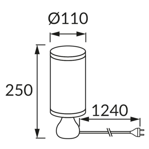 Lampka stołowa ZYTA FOOT E14 max 25W IP20 biała STRÜHM wymiary.jpg