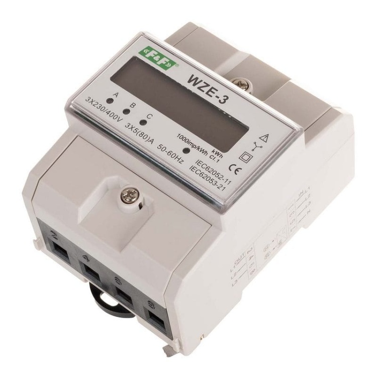 Licznik zużycia energii elektrycznej 3-fazowy WZE-3 F&F.jpg