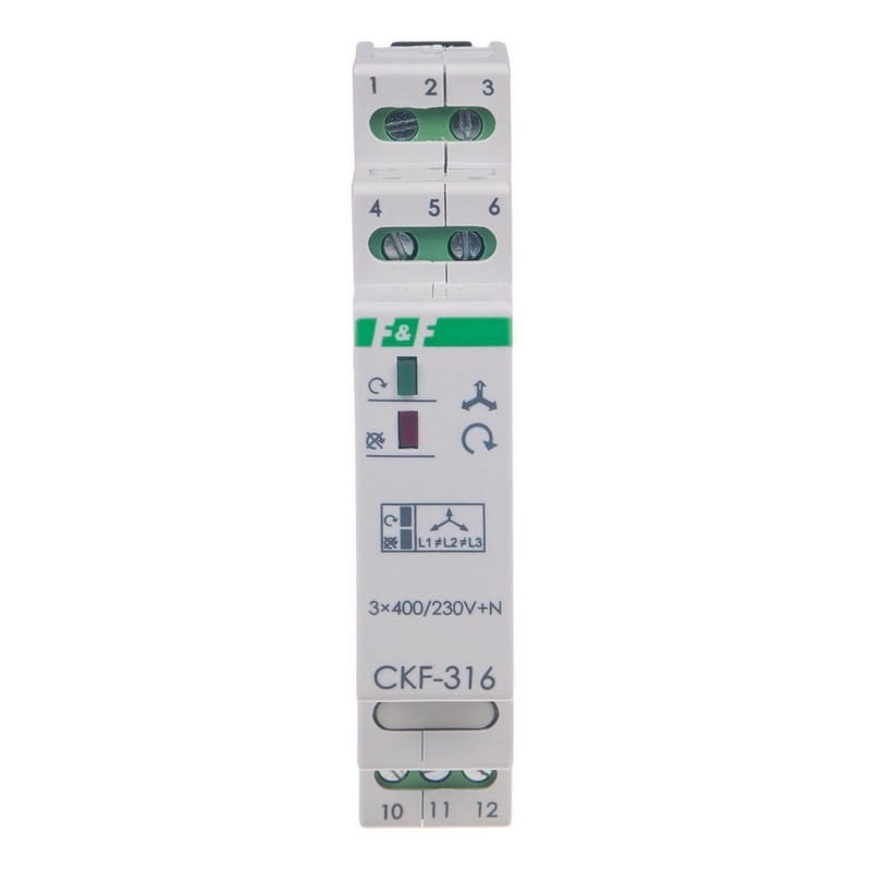 Czujnik kolejności i zaniku fazy CKF-316 F&F front.jpg