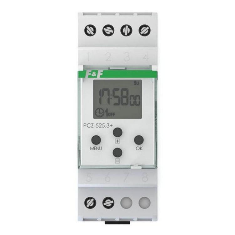 Zegar astronomiczny jednokanałowy PCZ-525 F&F front.jpg