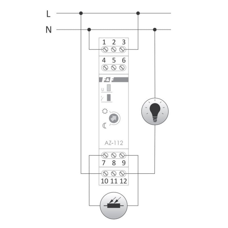 Automat zmierzchowy AZ-112 230V 16A IP20 F&F wymiary.jpg