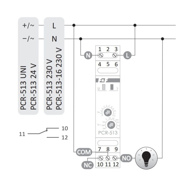 Przekaźnik czasowy 10A 1xNOiNC PCR-513 F&F schemat.jpg