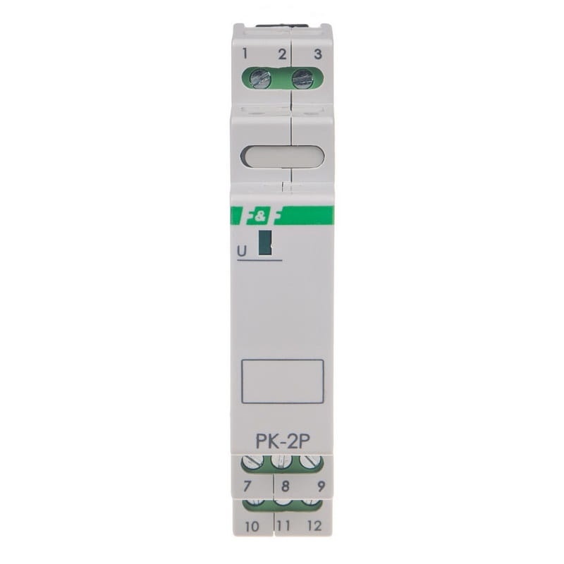 Przekaźnik elektromagnetyczny PK-2P 2x 8A 2xNOiNC 230V F&F front.jpg