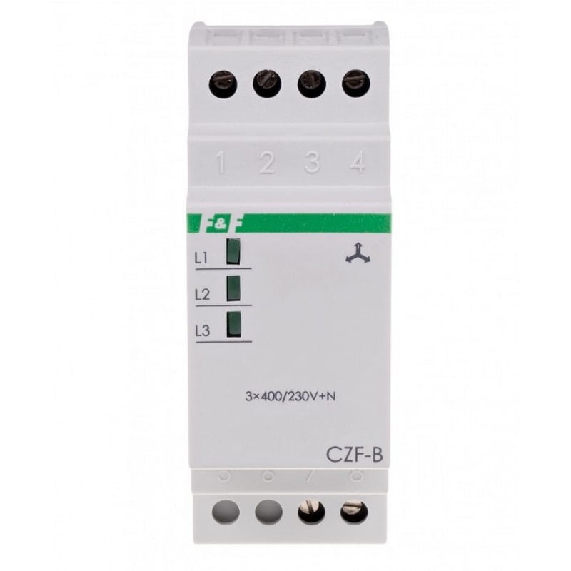 Czujnik zaniku fazy 1NO CZF-B F&F front.jpg