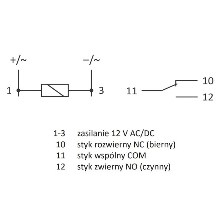 Przekaźnik elektromagnetyczny PK-1P-12V 16A NOiNC 12V F&F schemat.jpg