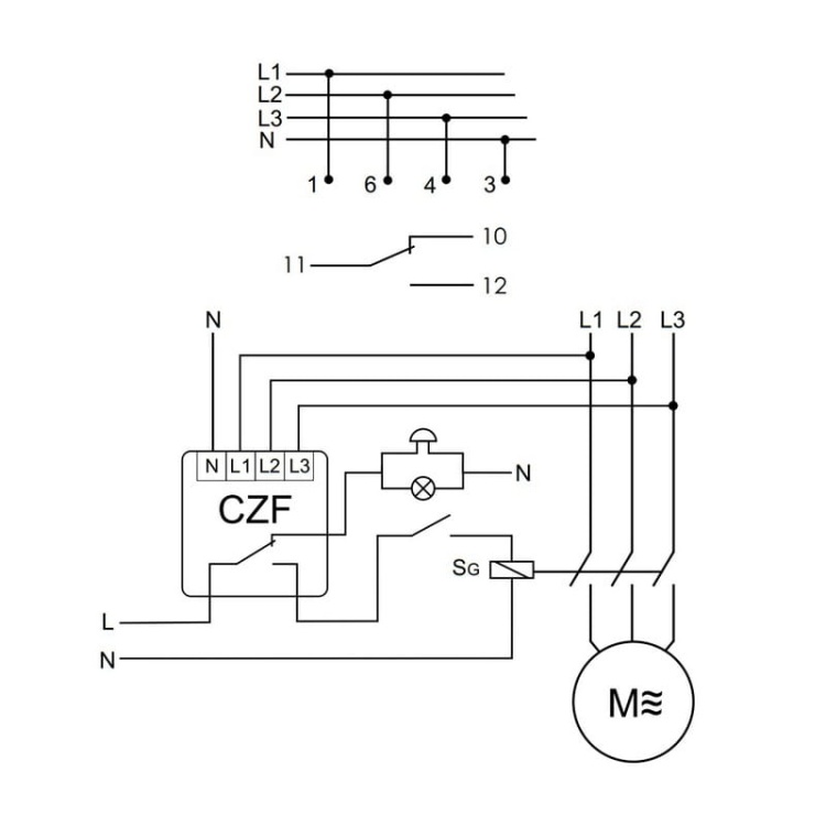 Czujnik zaniku fazy 1NOiNC CZF-310 F&F schemat.jpg