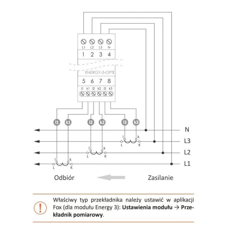 Licznik zużycia energii ENERGY-3 po wi-fi 40A trójfazowy Wi-MEF-3-OPTI-40 F&F schemat.jpg