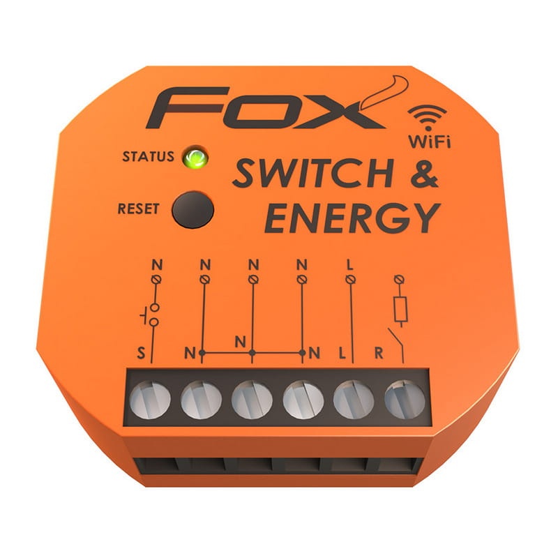 Przekaźnik Wi-Fi do puszki 230V Switch & Energy F&F front.jpg