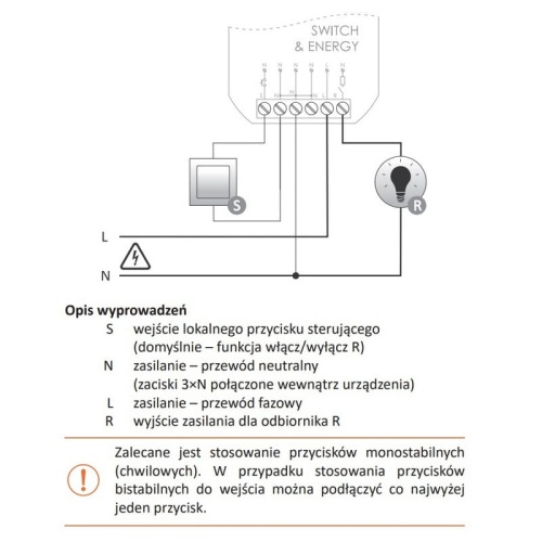 Przekaźnik Wi-Fi do puszki 230V Switch & Energy F&F schemat.jpg
