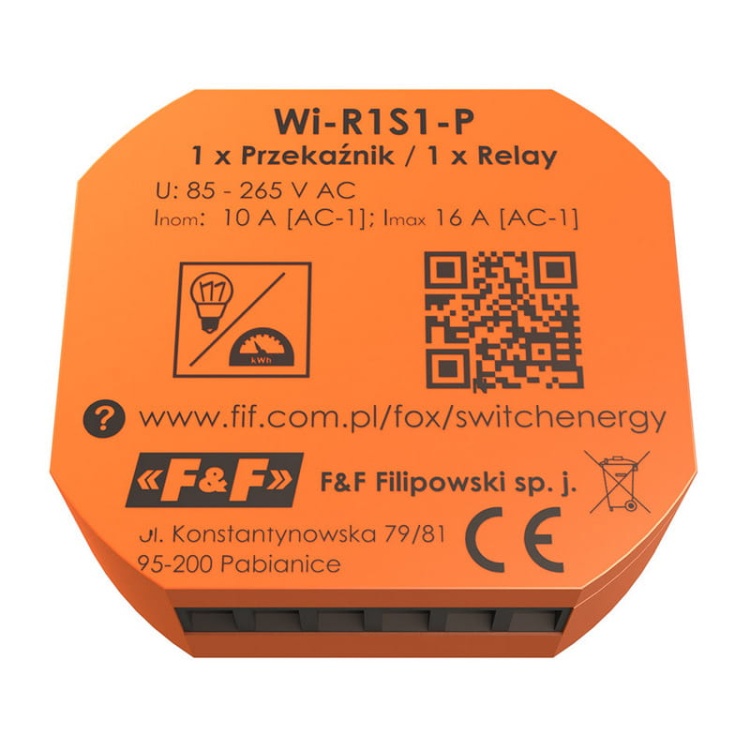 Przekaźnik Wi-Fi do puszki 230V Switch & Energy F&F tył.jpg
