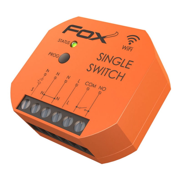 Przekaźnik jednokanałowy Wi-Fi 230V Single Switch F&F.jpg