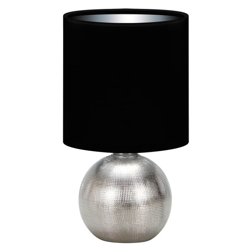 Lampka stołowa PERLO E14 max 40W IP20 srebrno-czarna STRÜHM.jpg