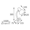 Lampka biurkowa TOLA CLIP E27 max 40W IP20 biała STRÜHM wymiary.jpg