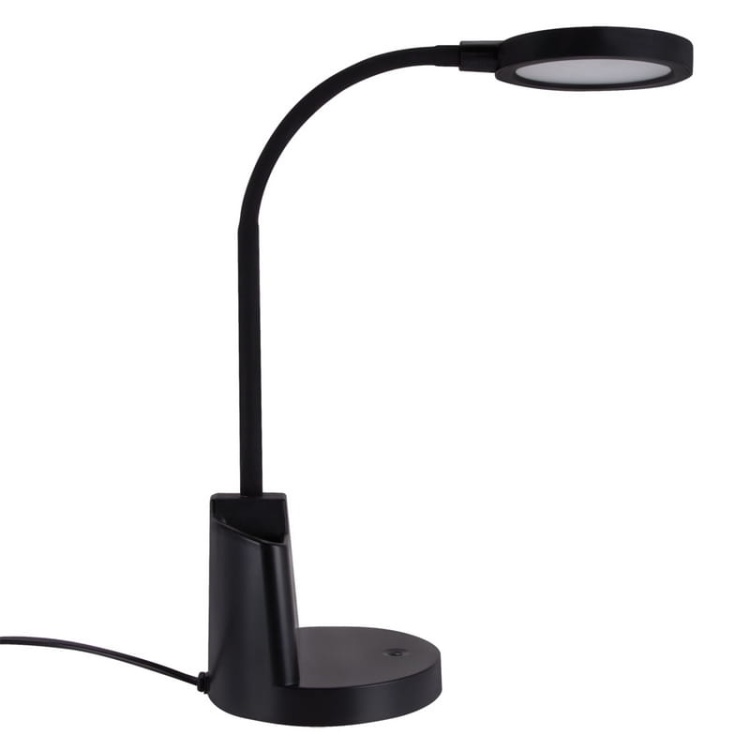 Lampka biurkowa LABOR 8W 3900K 520lm IP20 czarna STRÜHM bok.jpg