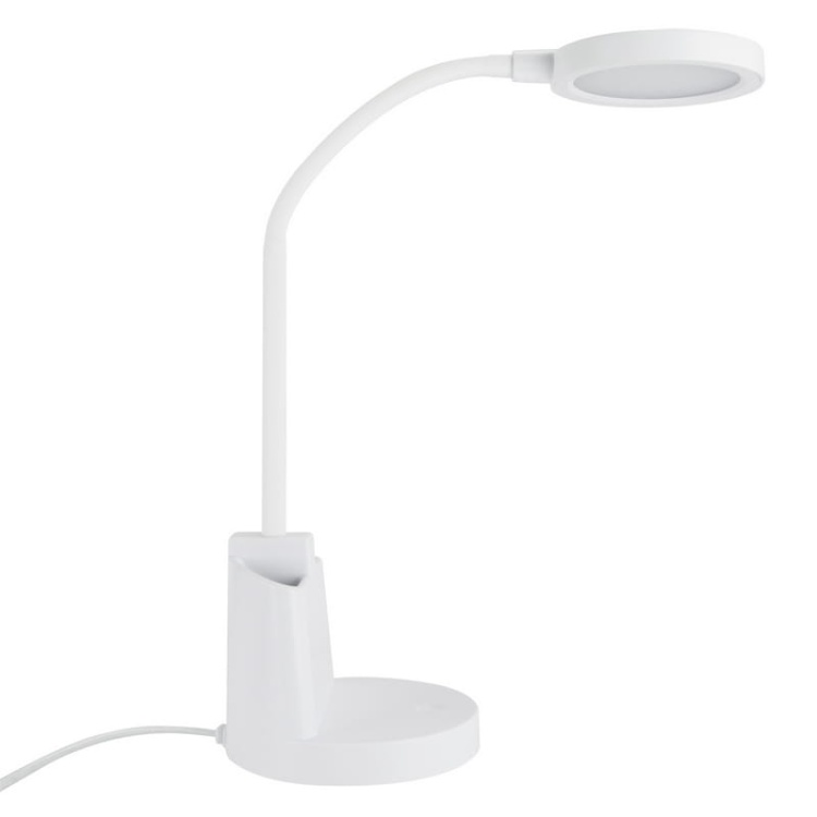 Lampka biurkowa LABOR 8W 3900K 520lm IP20 biała STRÜHM bok.jpg