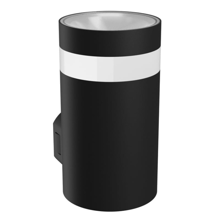 Oprawa elewacyjna TORRE RING 9W CCT 1000lm IP54 okrągła czarna Spectrum zaświecona.jpg