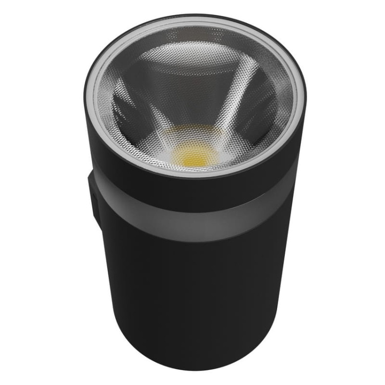 Oprawa elewacyjna TORRE RING 9W CCT 1000lm IP54 okrągła czarna Spectrum źródło światła.jpg