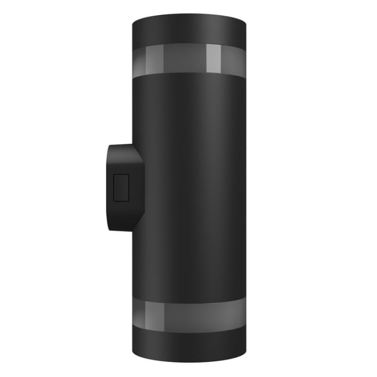 Oprawa elewacyjna podwójna TORRE RING 18W CCT 2000lm IP54 okrągła czarna Spectrum bok.jpg