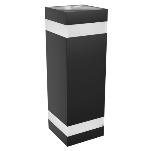 Oprawa elewacyjna podwójna TORRE RING 18W CCT 2000lm IP54 kwadratowa czarna Spectrum zaświecona.jpg