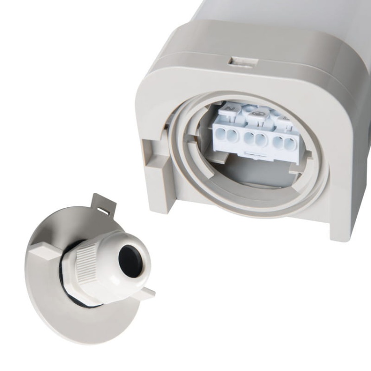 Oprawa hermetyczna liniowa LED TP STRONG LED 120cm 37W-NW 4000K 5000lm IP65 KANLUX 33168 złączka