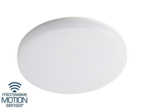 Plafon LED VARSO z czujnikiem ruchu okrągły 18W 1700lm IP54 b.neutralny KANLUX